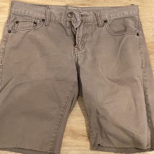 Grey Brooklyn Calling NYC Jean Shorts